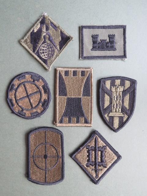 USA Army 6 Engineer Brigade & Command Shoulder Patches