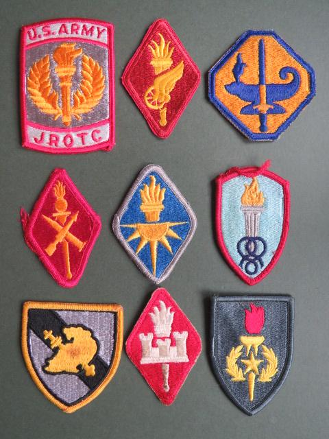 USA Army 9 School & Centers Shoulder Patches