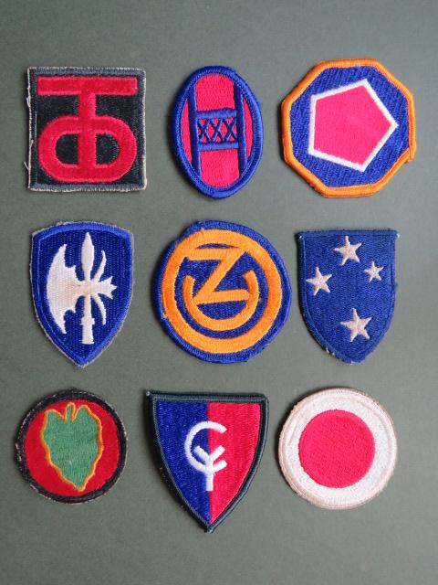 USA Army 9 Infantry Division Shoulder Patches