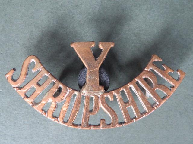 British Army The Shropshire Yeomanry Shoulder Title