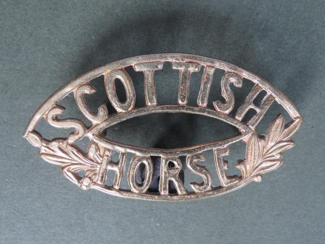 British Army The Scottish Horse Shoulder Title