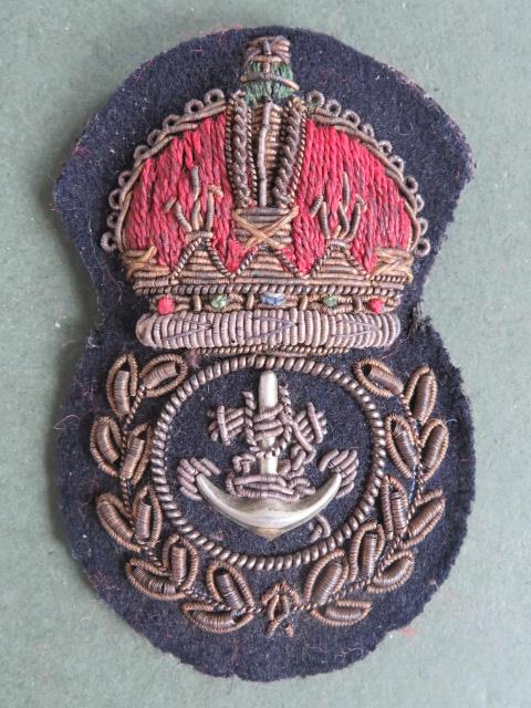 Royal Navy Pre 1953 Chief Petty Officers' Class 1 Uniform Cap Badge