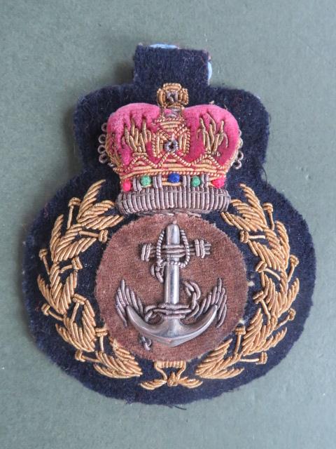 Royal Navy Post 1953 -1990 Fleet Chief Petty Officers' Class 1 Uniform Cap Badge
