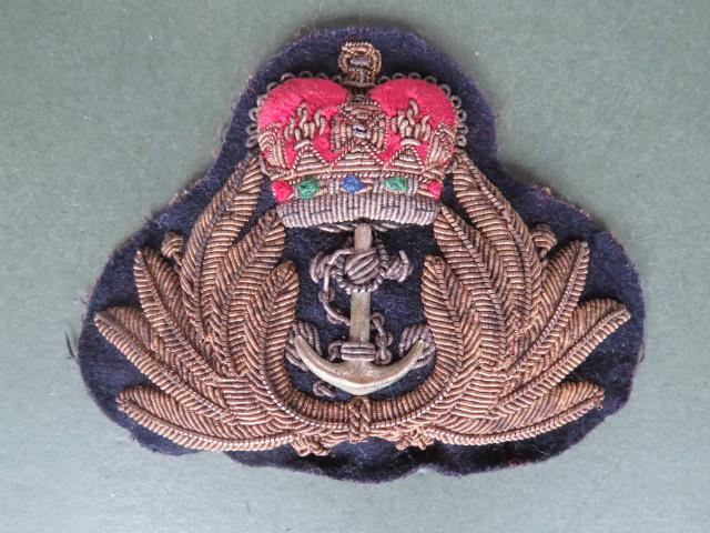 Royal Navy Post 1953 Officers' Class 1 Uniform Cap Badge