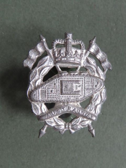 Australia Army Royal Australian Armoured Corps Officers' Collar Badge