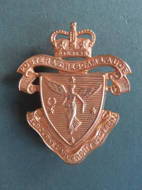 Australia Army Post 1953 Melbourne University Regiment Cap Badge