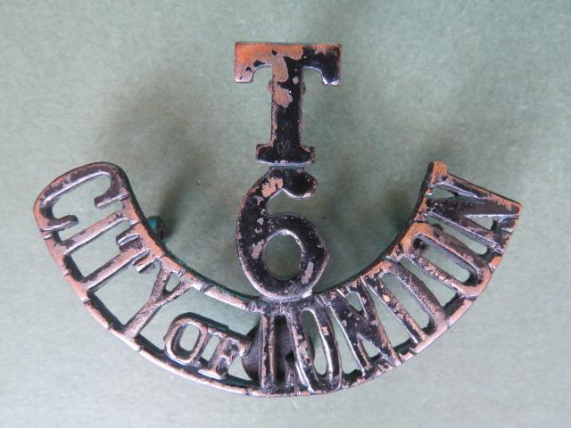 British Army The 6th City of London Regiment (City of London Rifles) Shoulder Title