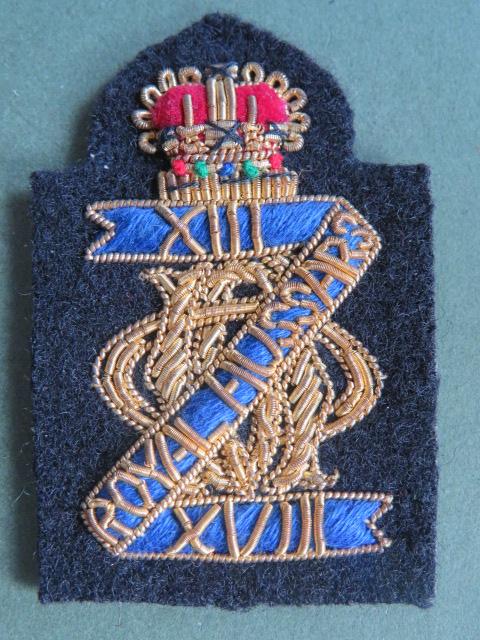 British Army The 13th/18th Royal Hussars Officers' Beret Badge