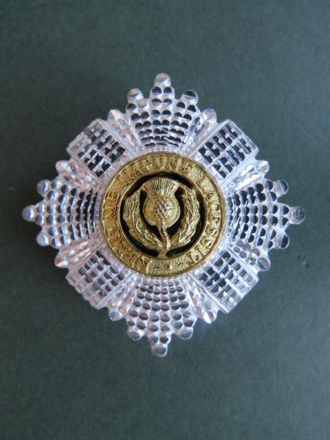 British Army The Scots Guards Officers' Forage Cap Badge