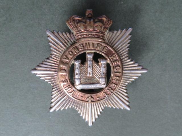 British Army Pre 1901 QVC The Devonshire Regiment Cap Badge