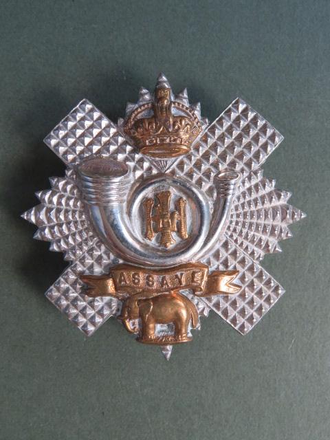 British Army Pre 1953 The Highland Light Infantry Officers' Glengarry Badge
