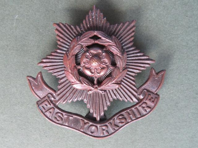 British Army The East Yorkshire Regiment Officers' Service Dress Collar Badge