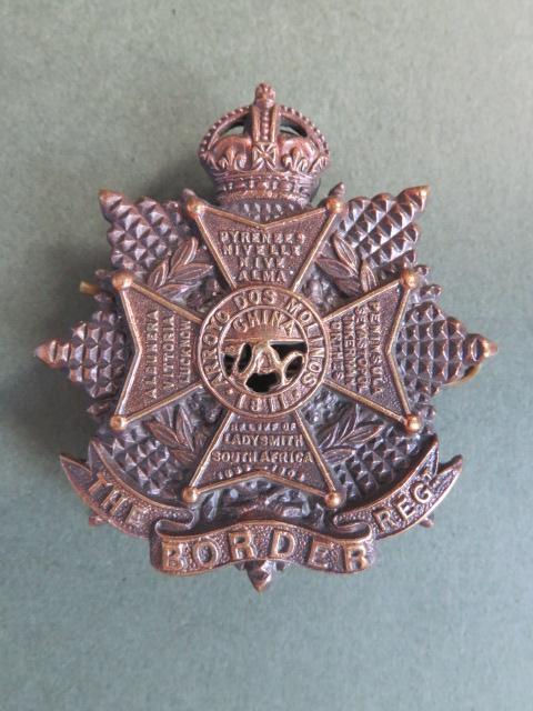 British Army The Border Regiment Officers' Service Dress Collar Badge