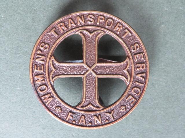 British Army Women's Transport Service F.A.N.Y. Cap Badge