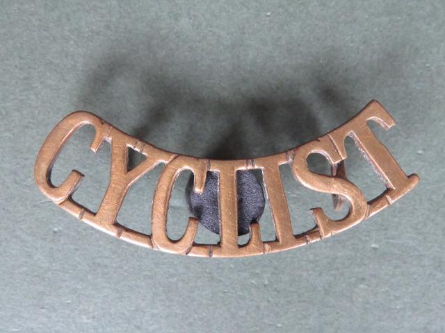 British Army WW1 Army Cyclist Corps Shoulder Title