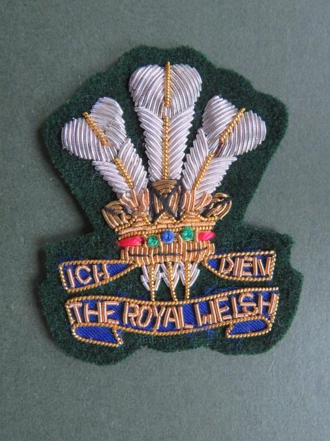 British Army Royal Welsh Regiment Officers' Beret Badge