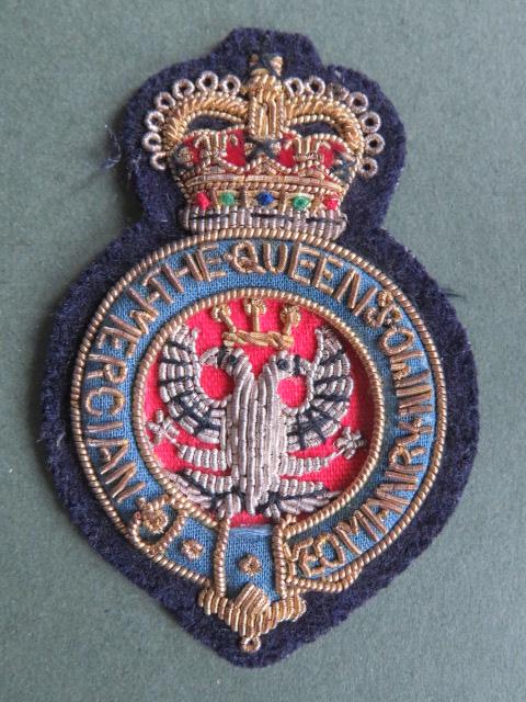 British Army The Queen's Mercian Yeomanry Officers' Beret Badge