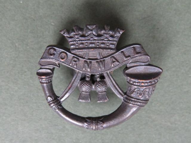 British Army Duke of Cornwall's Light Infantry Officers' Service Dress Collar Badge