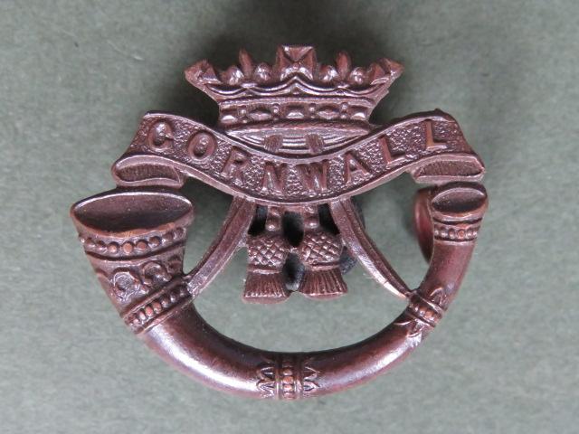 British Army Duke of Cornwall's Light Infantry Officers' Service Dress Collar Badge