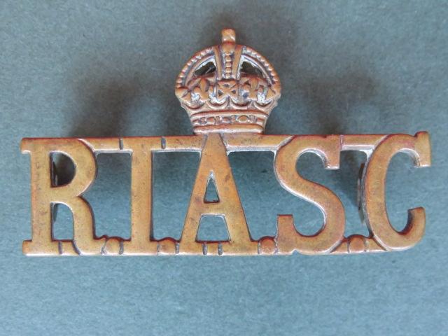 Commonwealth Forces Pre 1947 Royal India Army Service Corps Shoulder Title