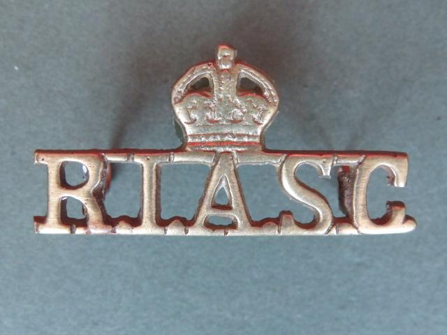 Commonwealth Forces Pre 1947 Royal India Army Service Corps Officers' Shoulder Title