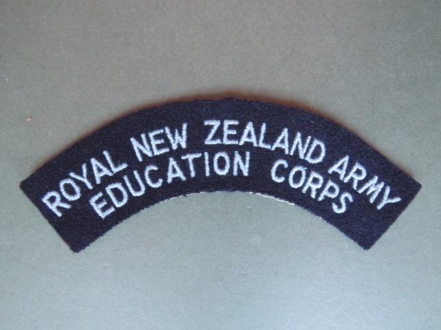 New Zealand Royal New Zealand Education Corps Shoulder Title