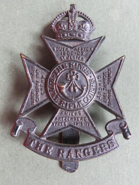 British Army 12th County of London Battalion (The Rangers) Cap Badge