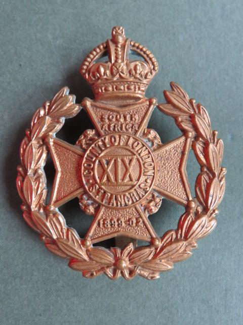 British Army 19th County of London Battalion (St Pancras) Cap Badge