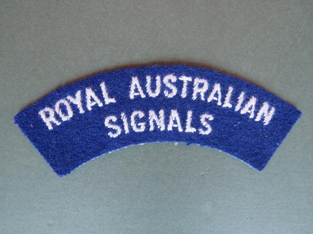 Australia Army Royal Australian Signals Shoulder Title
