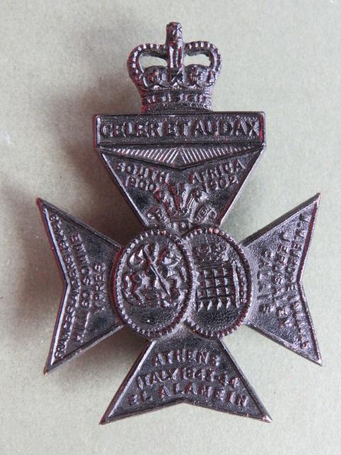 British Army Post 1953 The 16th London Regiment (Queen's Westminster and Civil Service Rifles) Cap Badge