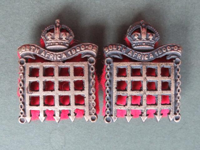 British Army Pre 1953 The 16th London Regiment (Queen's Westminster Rifles) Collar Badges