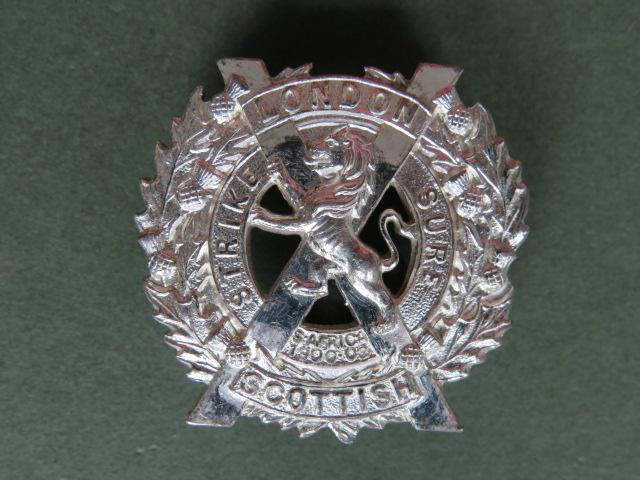 British Army The 14th London Regiment (London Scottish) Officers' Glengarry Badge