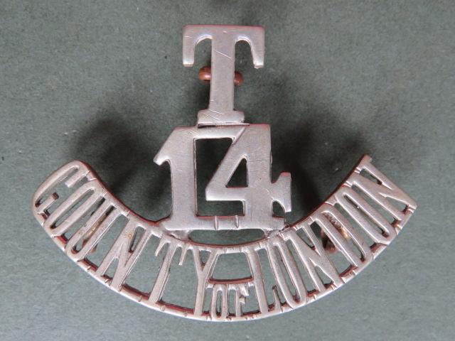 British Army Pre 1953 The 14th (County of London) Battalion (London Scottish) Shoulder Title