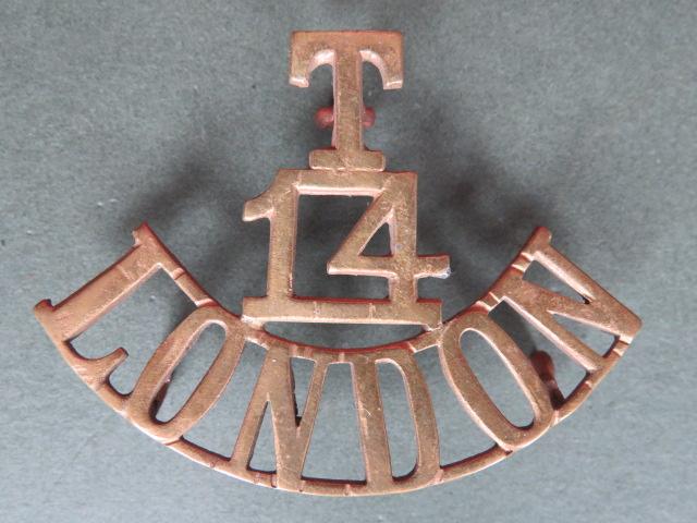 British Army Pre 1953 The 14th (County of London) Battalion (London Scottish) Shoulder Title