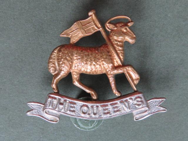 British Army The Queen's Royal Regiment (West Surrey) 1897-1920 Pattern Collar Badge