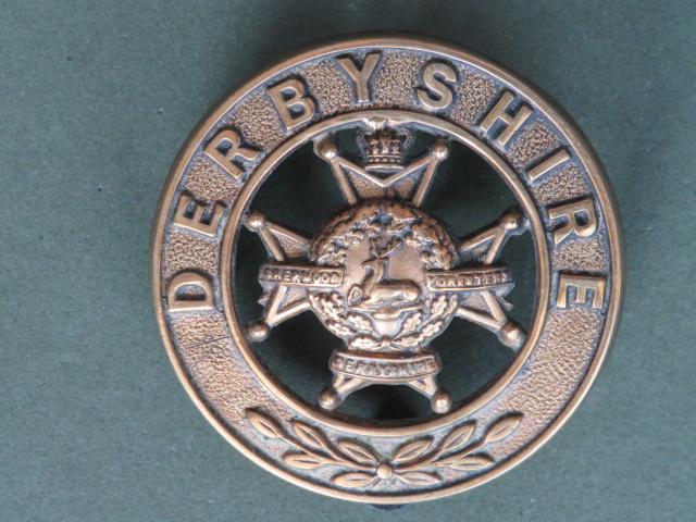 British Army The Sherwood Foresters (Derbyshire Regiment) Pre 1901 Helmet Plate Centre