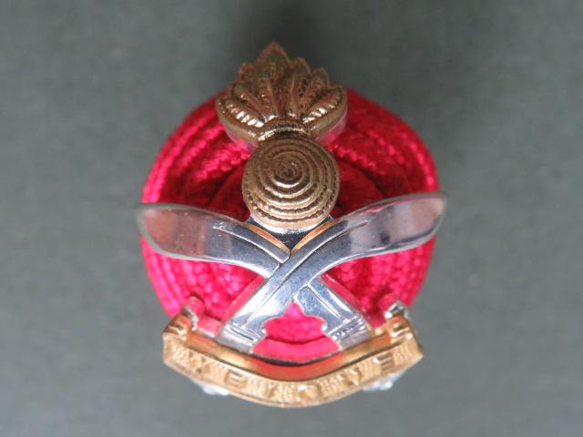 British Army The Queen's Gurkha Engineers Officer's Side-hat Boss Badge