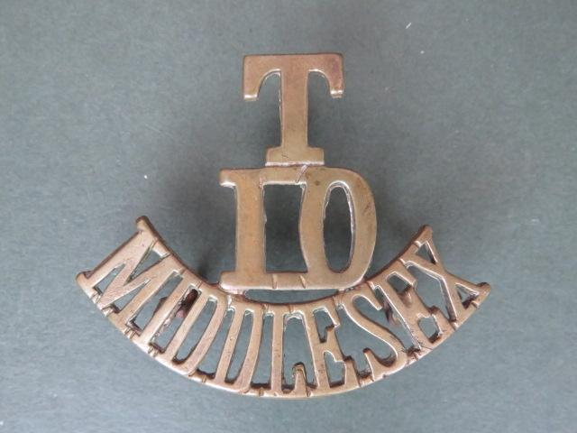 British Army 10th Middlesex Regiment (T 10 MIDDLESEX) Shoulder Title