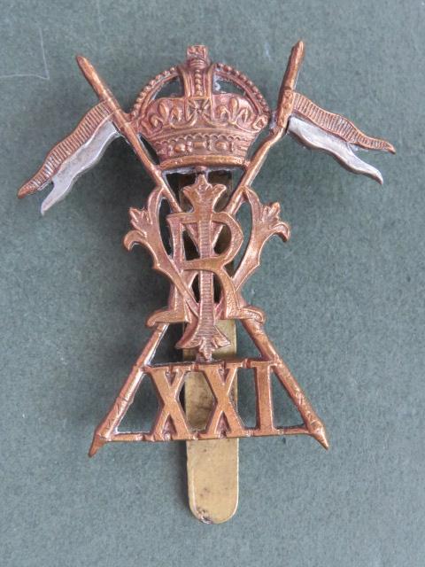 British Army 21st Lancers (Empress of India's) Cap Badge
