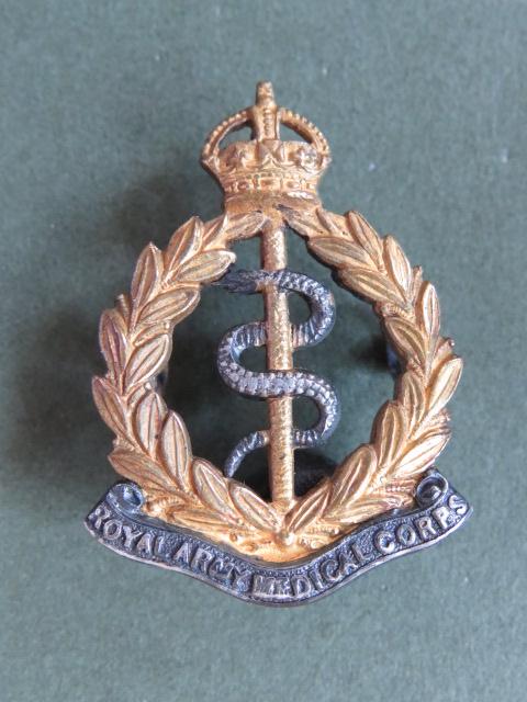 British Army Royal Army Medical Corps Officers' Service Dress Collar Badge