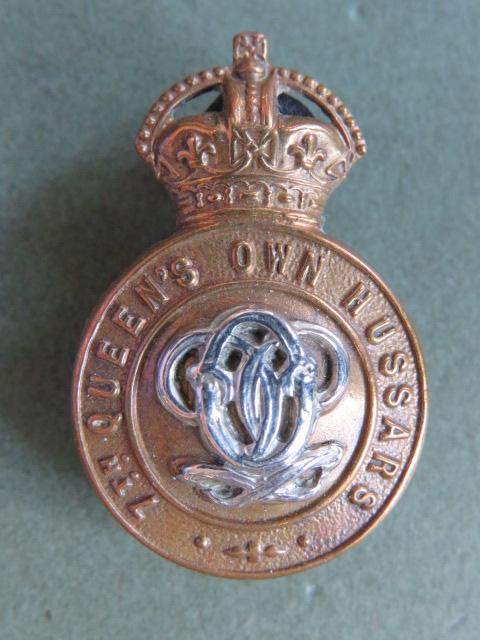 British Army Pre 1953 The 7th Queen's Own Hussars Collar Badge