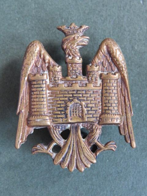 British Army The Bedfordshire Yeomanry Officers' Khaki Drill Jacket Collar Badge