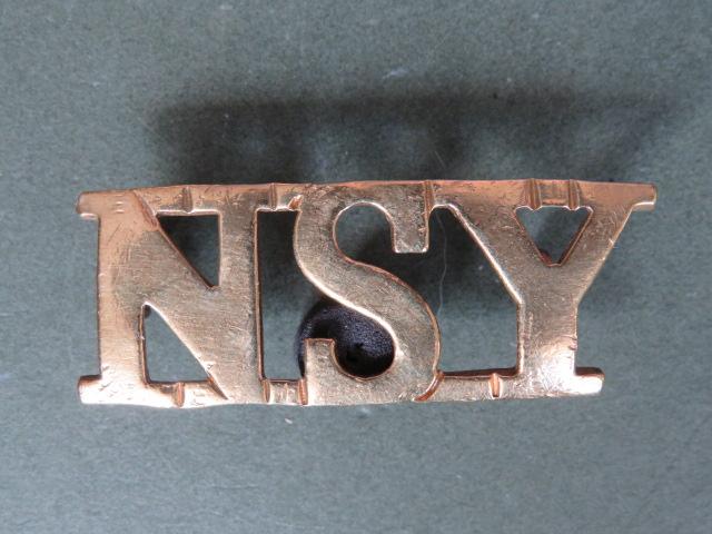 British Army North Somerset Yeomanry Shoulder Title