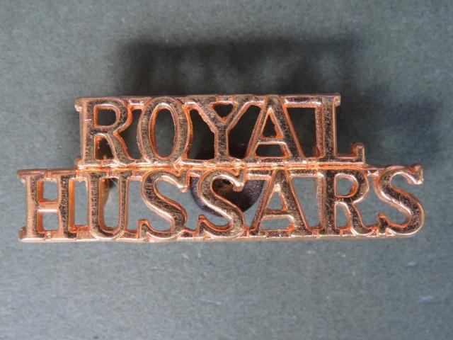 British Army The Royal Hussars Shoulder Title