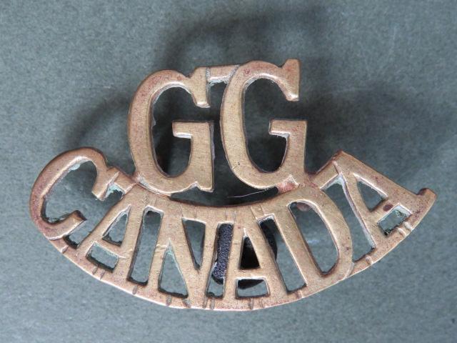 Canada Army The Canadian Grenadier Guards 1930's Shoulder Title
