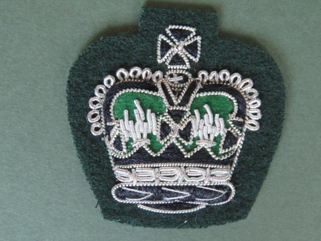 British Army The Rifles & Royal Gurkha Rifles Warrant Officer Class 2 No1 Dress Rank Badge