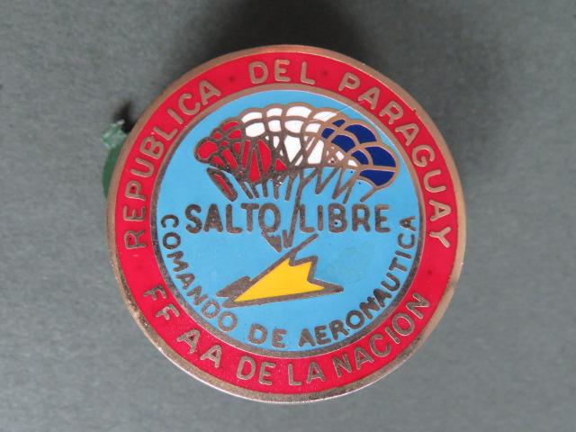 Paraguay Free Fall Officers' (Gold) Parachute Badge