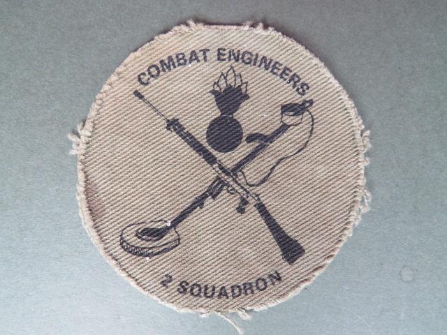 Rhodesia Army 2 Squadron Combat Engineers Shoulder Patch
