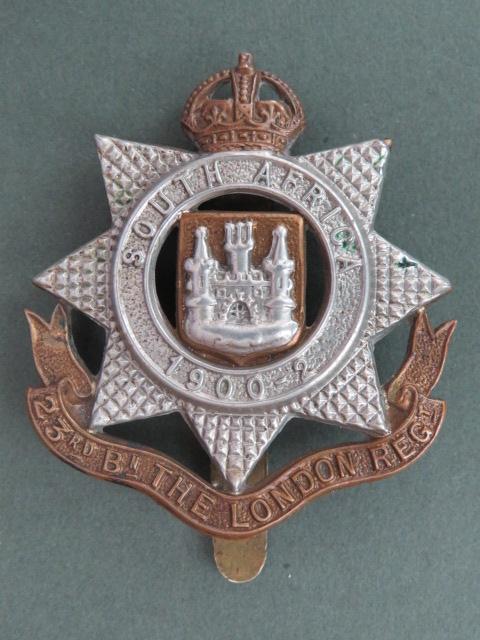 British Army The 23rd County of London Battalion Cap Badge