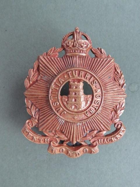 British Army The 10th London Regiment (Hackney) Cap Badge